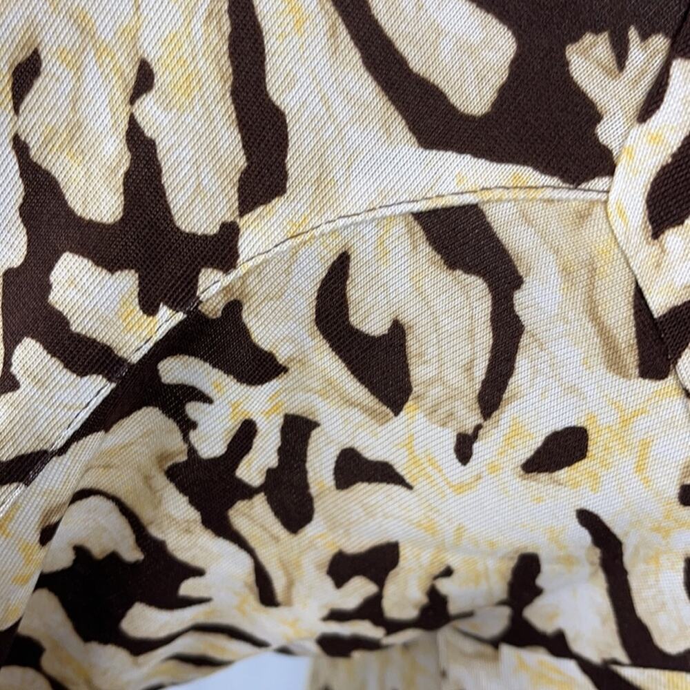 Diane Von Furstenberg Ilya 100% Silk Jersey 3/4 Bell Sleeve V-neck Dress Size 4 - Picture 9 of 12